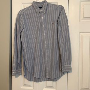 Light Blue Stripes Ralph Lauren Button Down Shirt
